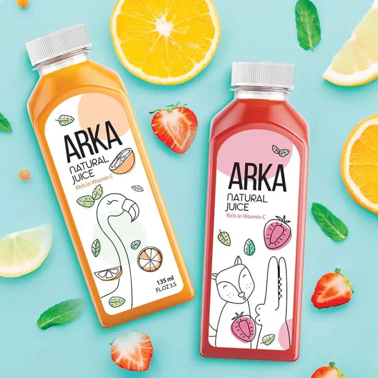 طراحی لیبل آرکا