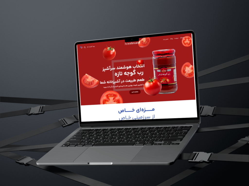 Arzeshmand Website Design